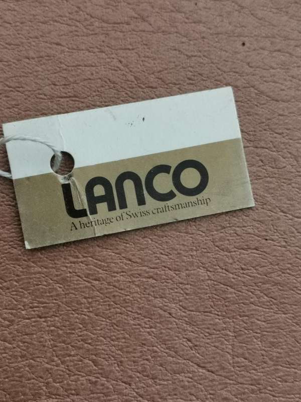 Vintage Lanco 15 jewels mechanical manual wind watch *like new*
