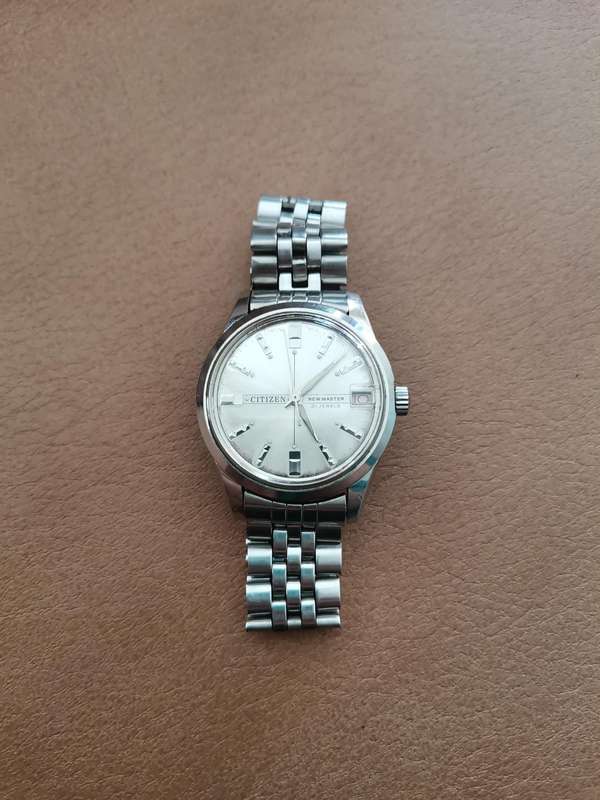 Vintage 1970s citizen new master 21 jewels mechanical manual wind watch