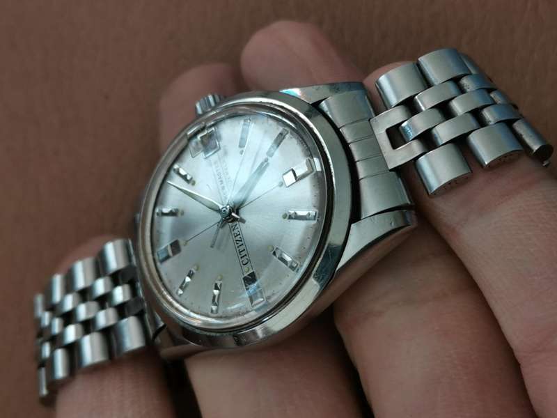 Vintage 1970s citizen new master 21 jewels mechanical manual wind watch