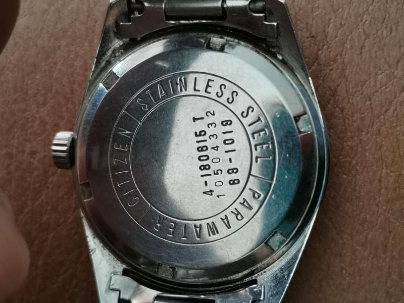 Vintage 1970s citizen new master 21 jewels mechanical manual wind watch