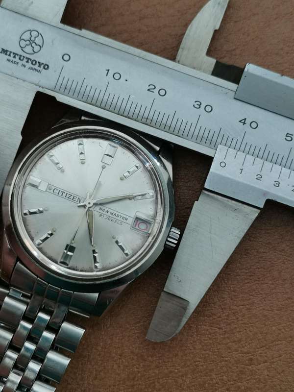 Vintage 1970s citizen new master 21 jewels mechanical manual wind watch