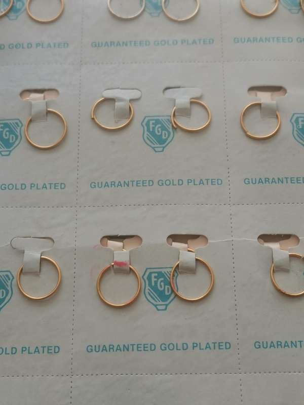 1980s FGD Gold Plated Earrings 144 Pairs