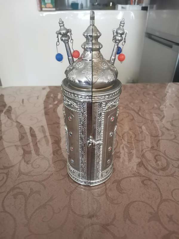 Vintage 1980s Torah scroll, souvenir Jerusalem