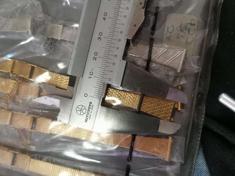 Bulk lot 1980s new old stock watch bracelets in original packaging