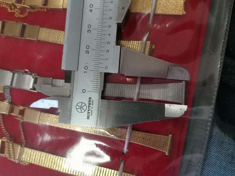Bulk lot 1980s new old stock watch bracelets in original packaging