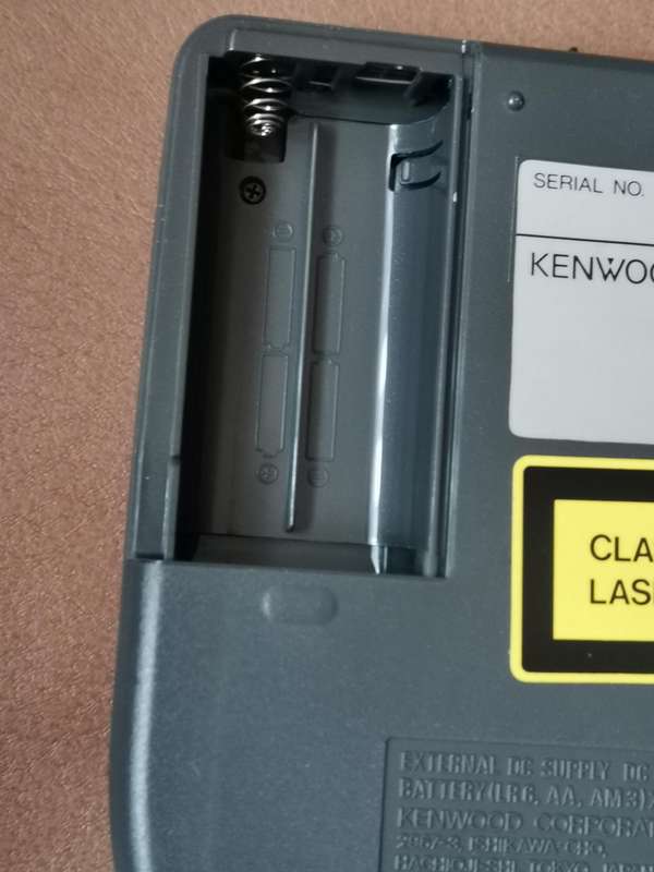 Boxed vintage Kenwood dpc-151 portable CD player