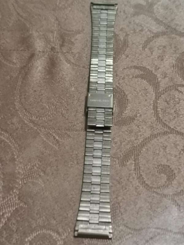 Stainless steel watch bracelet new old stock to fit 20mm lug