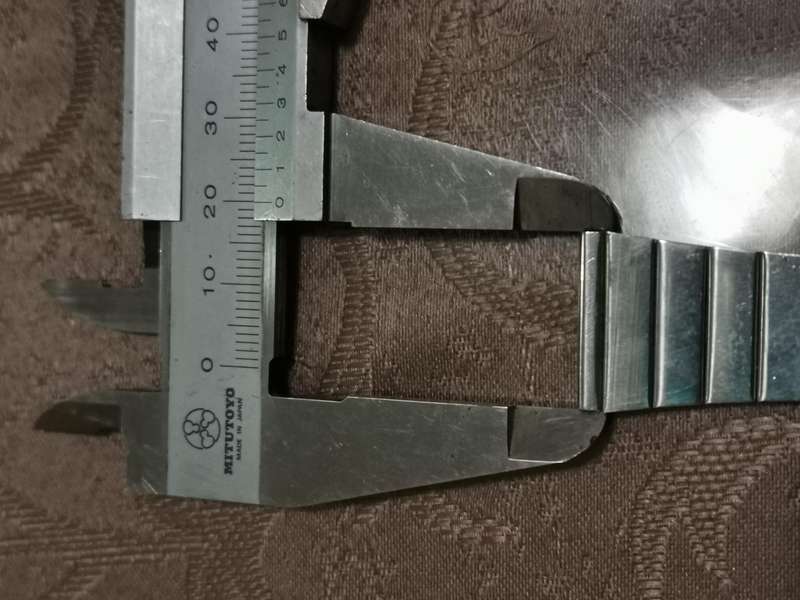 Stainless steel watch bracelet new old stock to fit 20mm lug