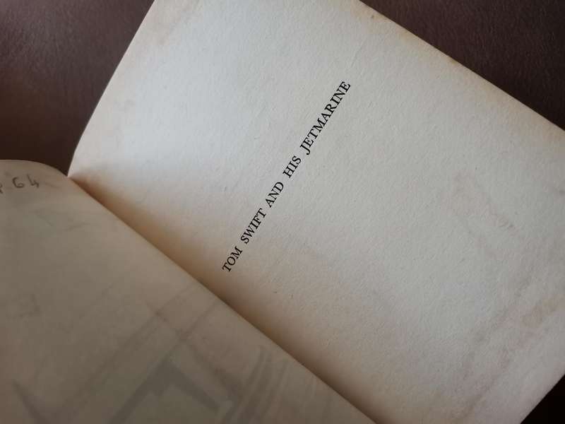 1954 tom swift and his Jetmarine by Victor Appleton ll