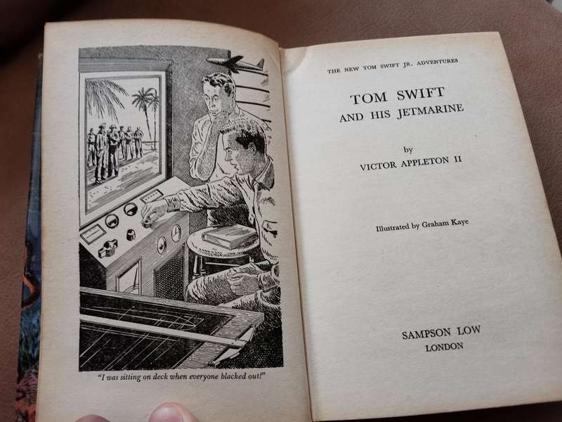 1954 tom swift and his Jetmarine by Victor Appleton ll