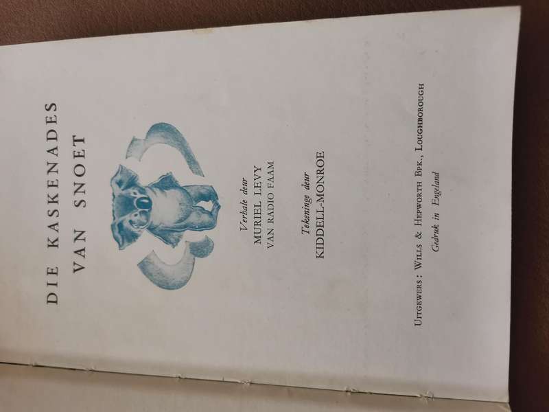1947 first edition Die kaskenades van snoet
