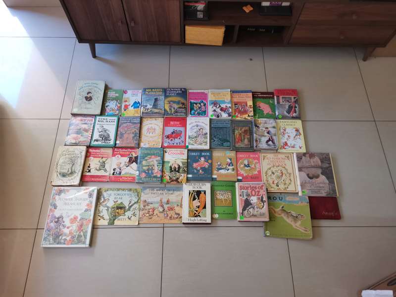 Large collection of 38 vintage children's books 1930s-1970s