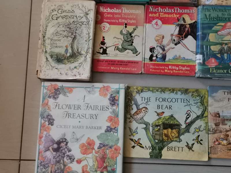 Large collection of 38 vintage children's books 1930s-1970s