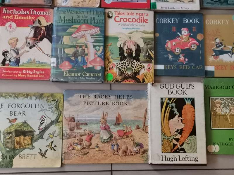 Large collection of 38 vintage children's books 1930s-1970s