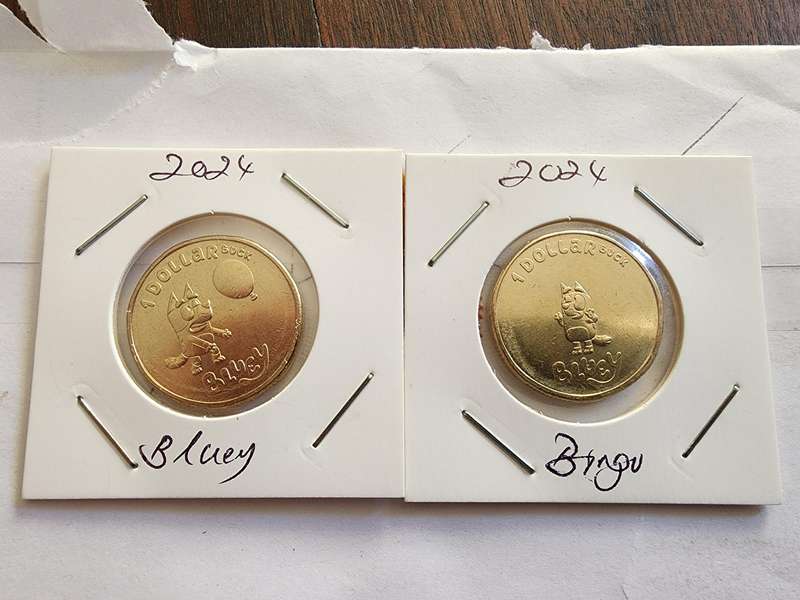Official Bluey Dollarbucks Coins