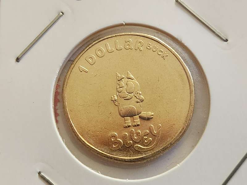Official Bluey Dollarbucks Coins