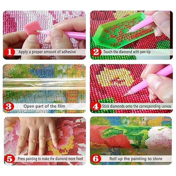 DIY Diamond Painting Kit - Clockwork Dragonling 40x50cm (FRD)