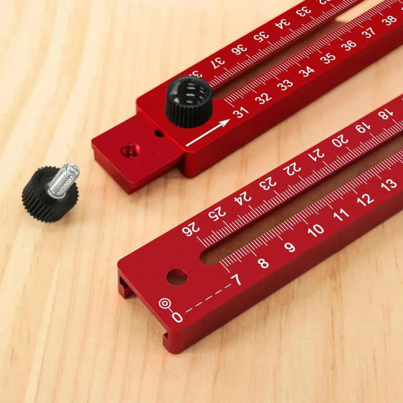 Premium Aluminum Alloy 2-In-1 Extended Trim Router Circle & Groove Milling Jig with Trimmer Base