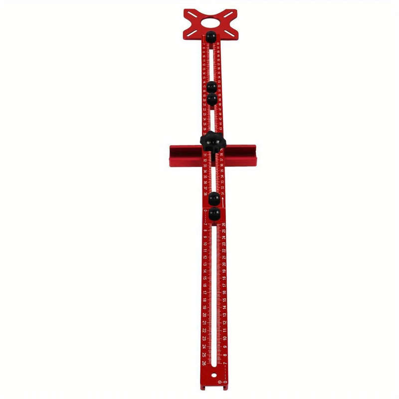 Premium Aluminum Alloy 2-In-1 Extended Trim Router Circle & Groove Milling Jig with Trimmer Base