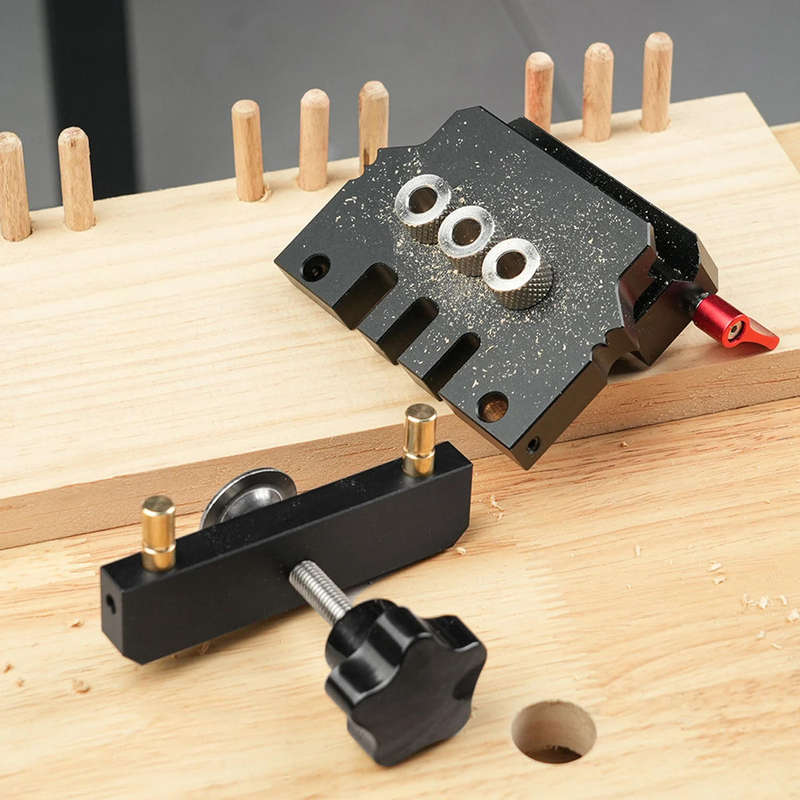 Aluminum Alloy Manual Setup Centring Doweling Jig Kit