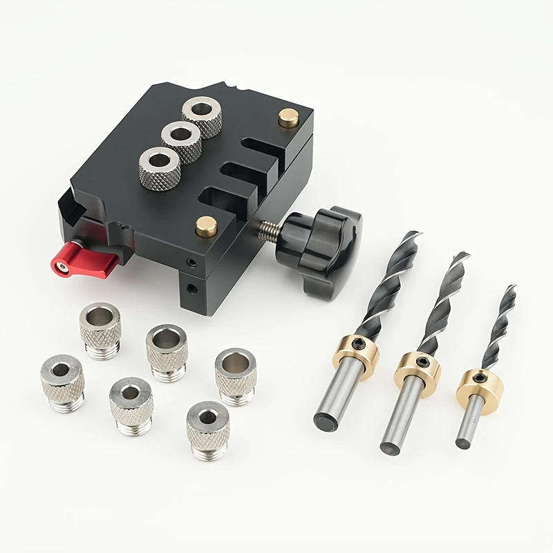 Aluminum Alloy Manual Setup Centring Doweling Jig Kit