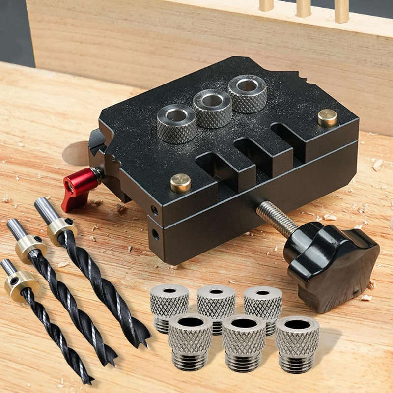 Aluminum Alloy Manual Setup Centring Doweling Jig Kit
