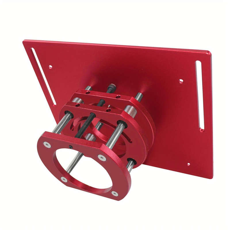 Premium Aluminum Alloy Trim Router Table Insert Plate Kit with Router Lift, Fence & Miter Gauge