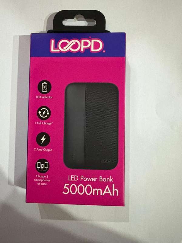 LOOPD Brand 5000mAh power bank new