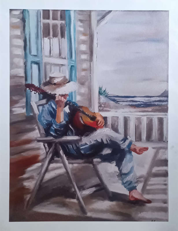 Oil painting print