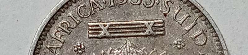 GREAT 1933 3 PENCE with multiple cracked die mint errors