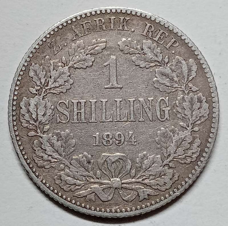 1894 FULL COIN SET 2 -1/2 SHILLING TO PENNY