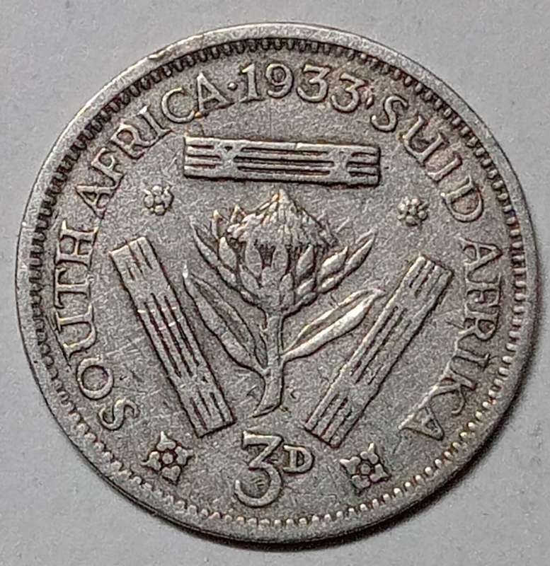 GREAT 1933 3 PENCE