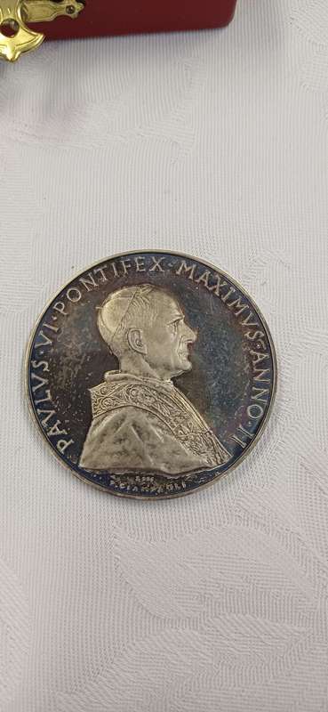 Silver Commerative Coin of Pope Paul VI 1964