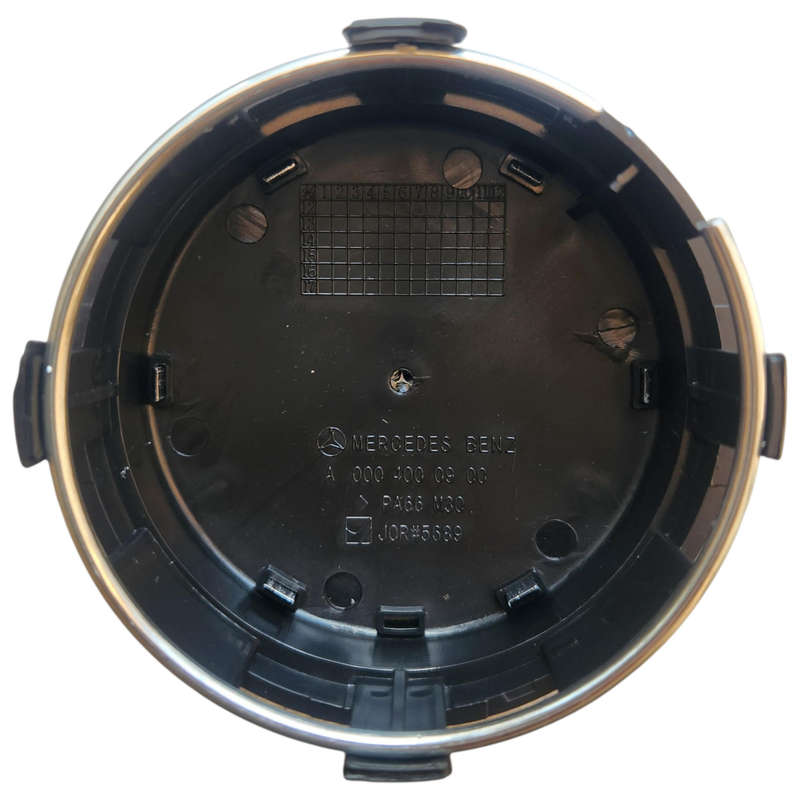 MERCEDES BENZ pop out centre caps-75mm- 4pk Black