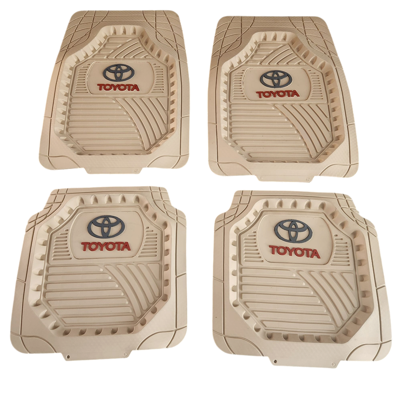 TOYOTA Rubber Car Mats - 4 pce set