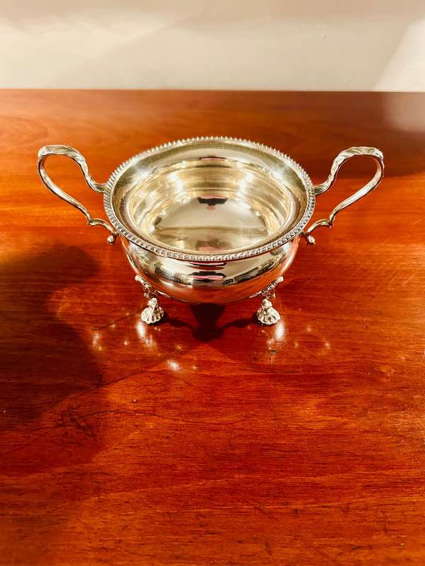 George VI 4-piece Sterling Silver Tea Service by Sheffield
