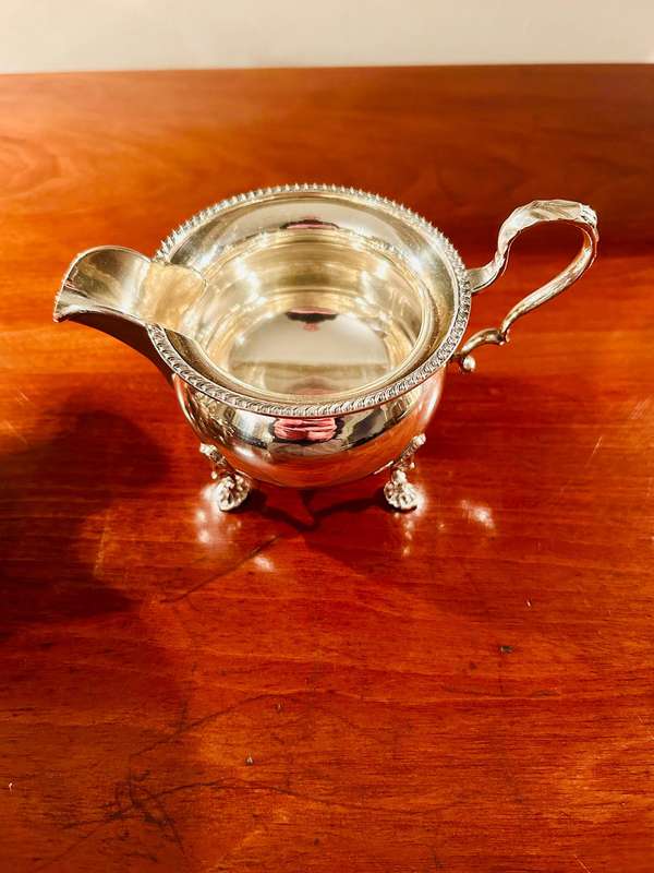 George VI 4-piece Sterling Silver Tea Service by Sheffield
