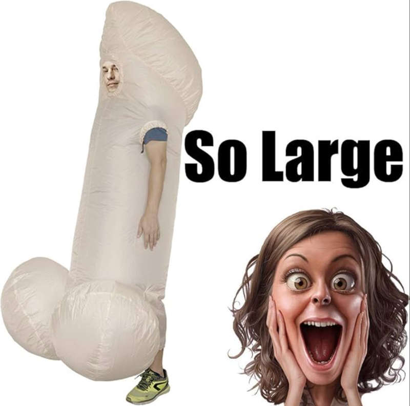 Inflatable Willy for Halloween