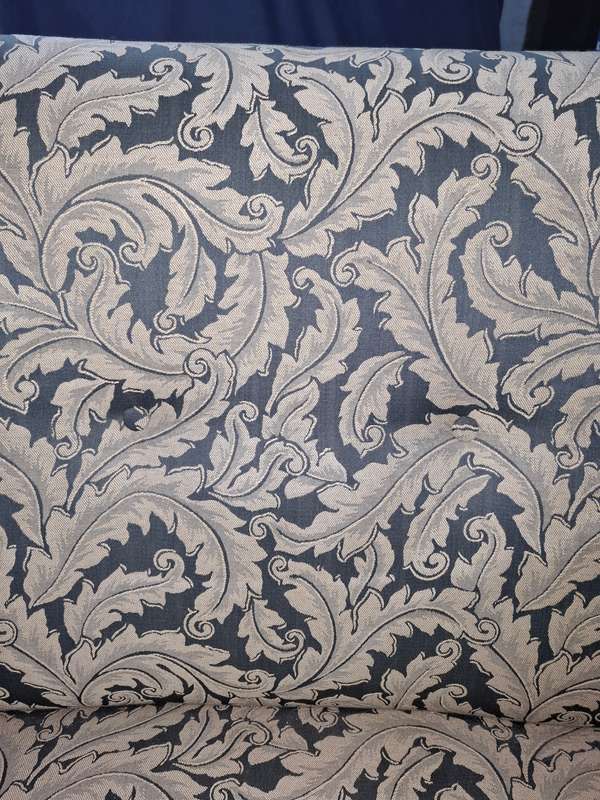 Vintage Queen Anne Style Settee with Beautiful Upholstery