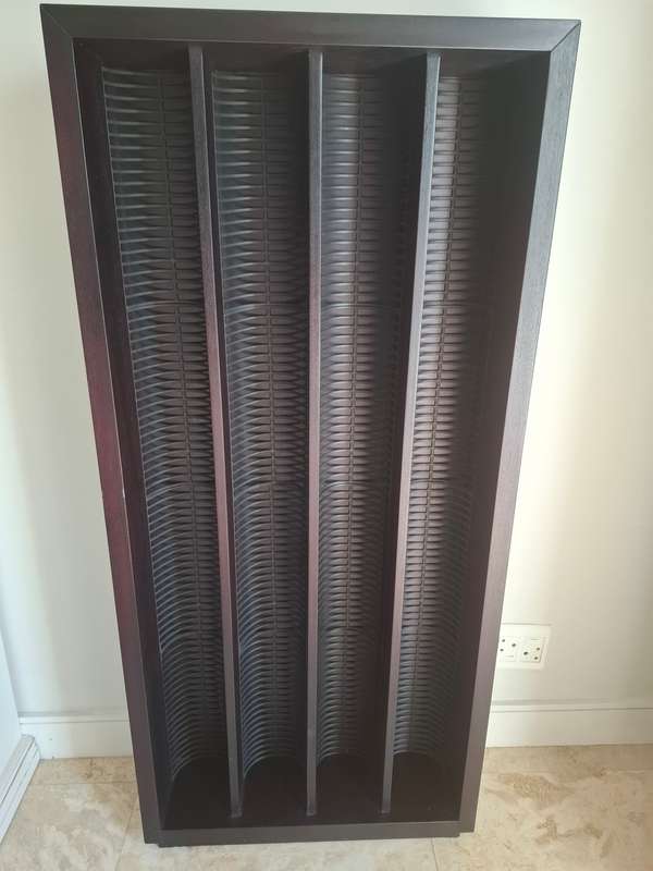CD Holder - Wood veneer - over 340 CDs in holder and included