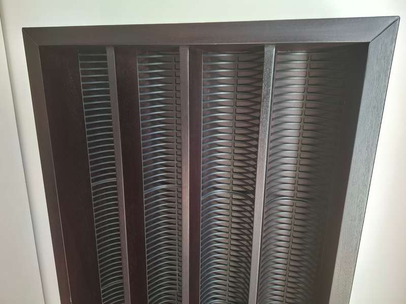 CD Holder - Wood veneer - over 340 CDs in holder and included