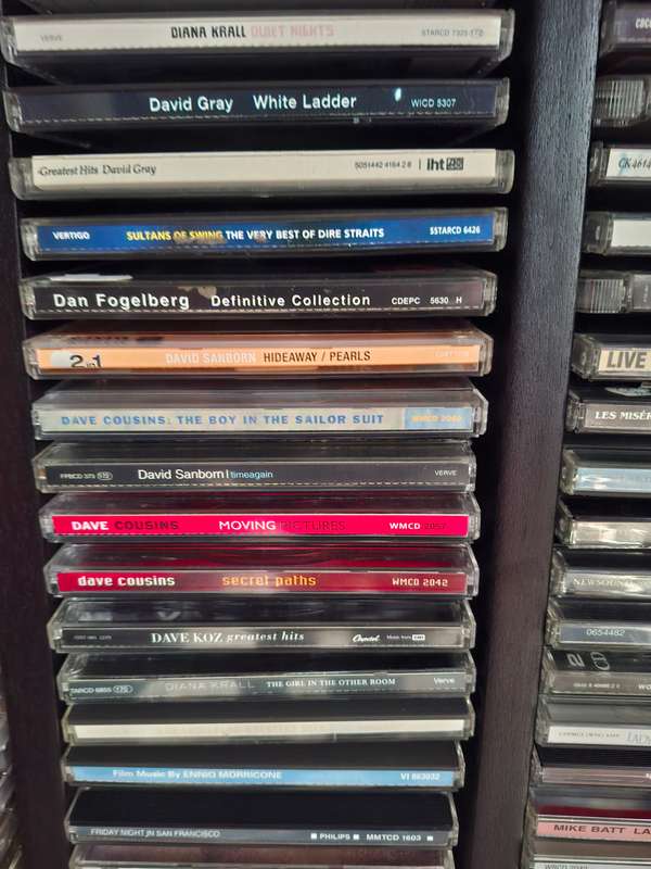 CD Holder - Wood veneer - over 340 CDs in holder and included