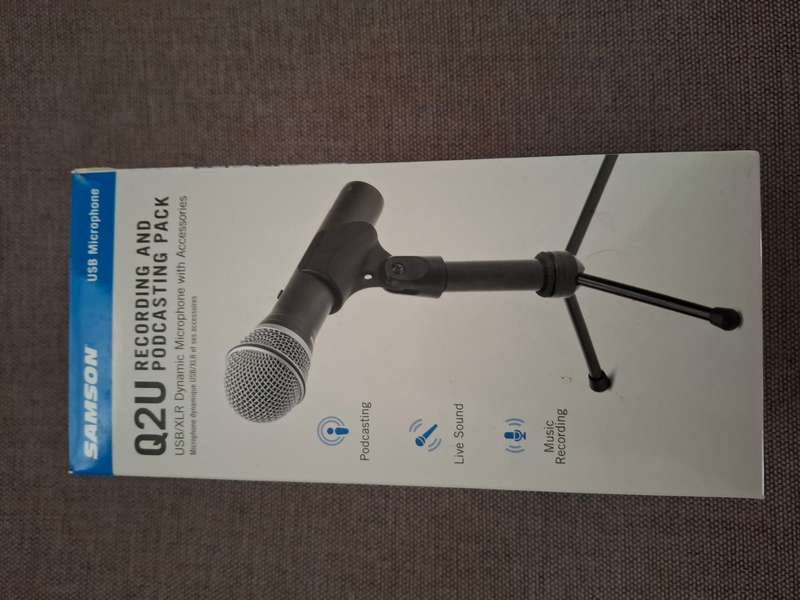 Samson Q2U Recording & Podcasting Pack - new in original packaging
