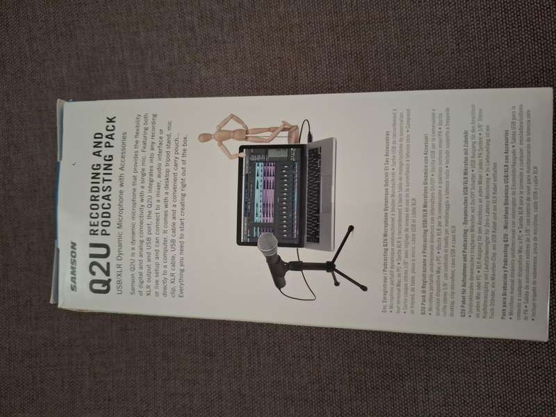 Samson Q2U Recording & Podcasting Pack - new in original packaging