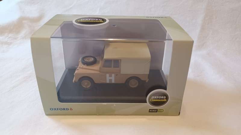 Oxford Diecast Sand Military (Hamilcar) - 1:43 Scale - New In Perspex Case