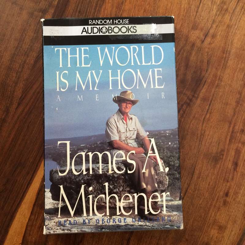 Audio book James Michener's The World is my home: a memoir