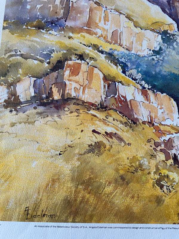 A Eidelman calendar print titled "Sugar Loaf Gap"