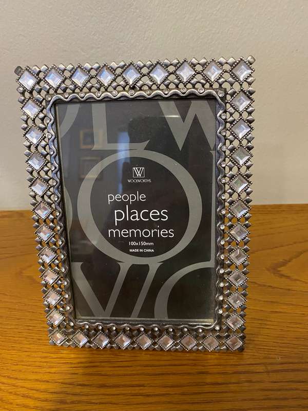 Ornate metal picture frame