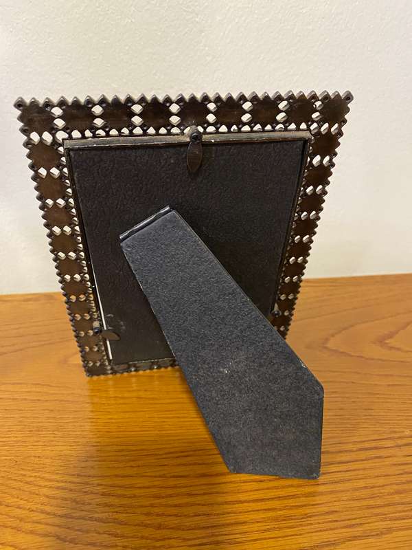 Ornate metal picture frame