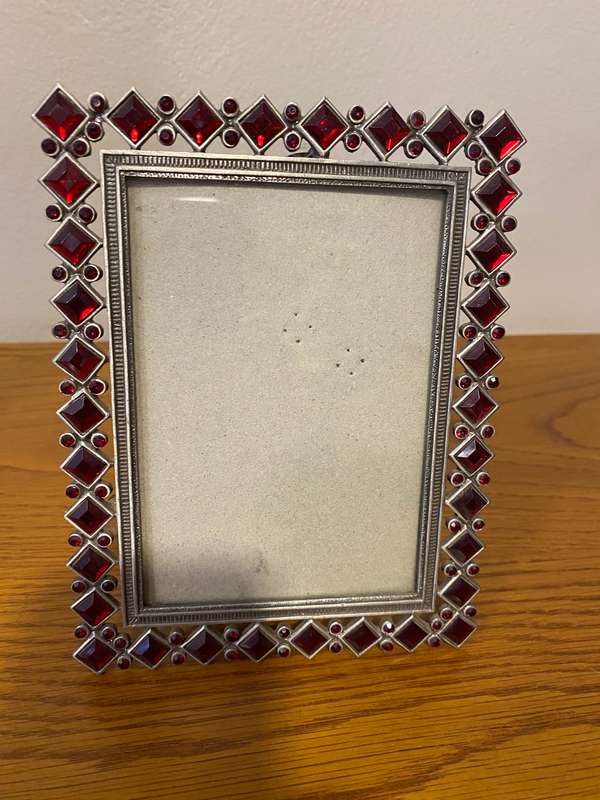Ornate metal picture frame